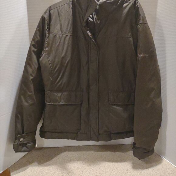 Woman's Columbia Brown Puff jacket Size XL Down - Picture 1 of 13